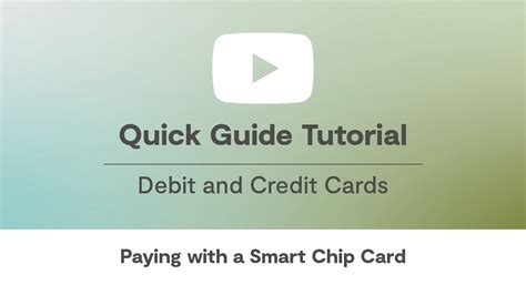 what does.the smart chip on a debit card do|what does a chip card do.